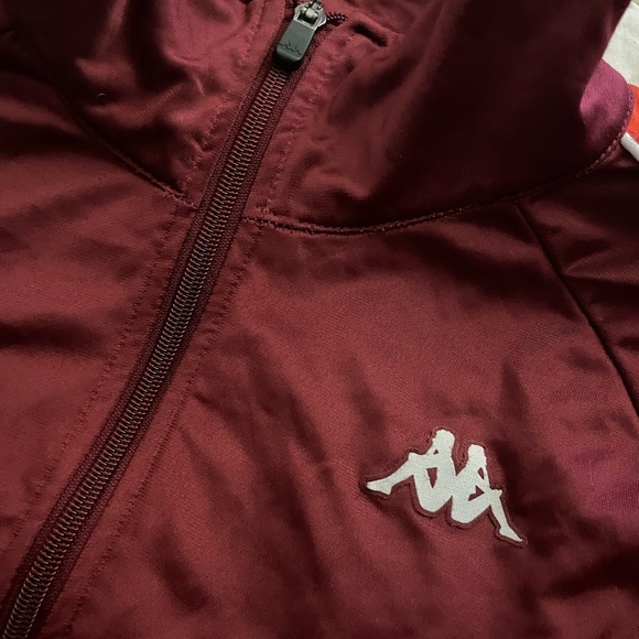 KAPPA 222 BANDA ANNISTON TRACK JACKET - RED DAHLIA/ORANGE FLAME - Large - Picture 2 of 10